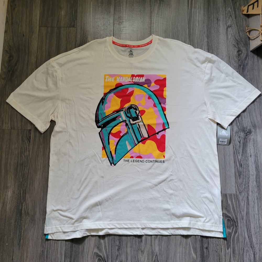 Disney The Mandalorian Colorful Graphic Tee